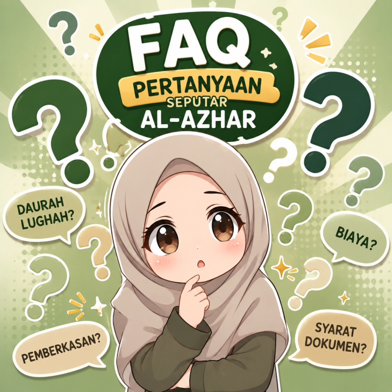 Panduan Lengkap Tahapan Masuk Universitas Al-Azhar Kairo 2026 Bersama Markaz Al-Azhar Indonesia
